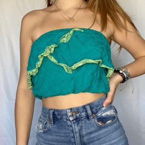 PacSun Blue and Green Tank Top